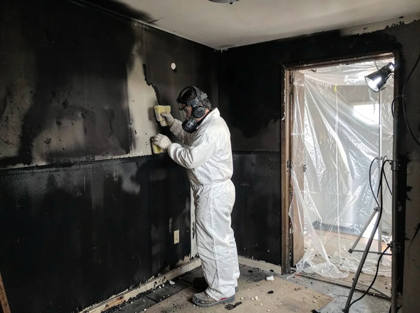 Fire Damage Restoration company in Mentcle, PA